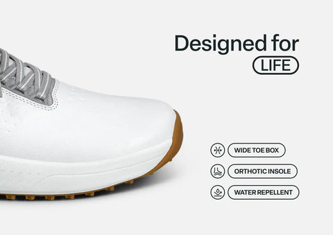 Approach Shot Hands-Free Golf - White/Silver