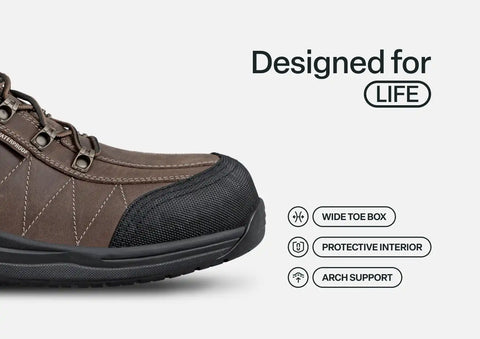 Basalt Work Shoes - Brown