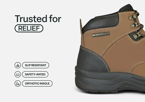 Granite Work Boots - Camel