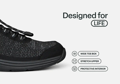 Lava No-Tie - Black
