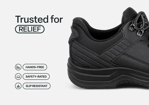 Slate Hands-Free Work Shoes - Black