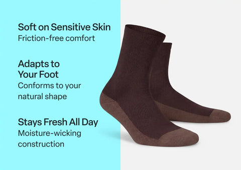 Casual/Dress Socks - Dark Brown