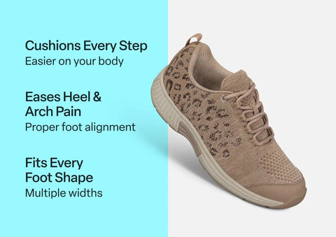 Coral - Beige Leopard